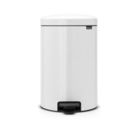 Brabantia 111846 poubelle 20 L Rond Blanc Brabantia 111846 poubelle 20 L Rond Blanc