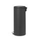 Brabantia 114663 poubelle 30 L Rond Plastique Gris Brabantia 114663 poubelle 30 L Rond Plastique Gris