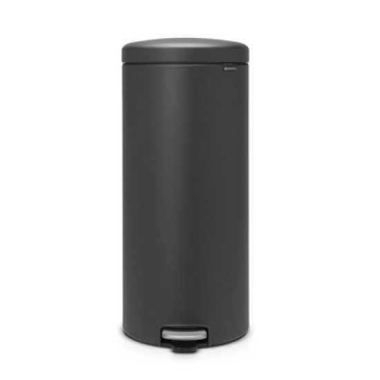 Brabantia 114663 poubelle 30 L Rond Plastique Gris Brabantia 114663 poubelle 30 L Rond Plastique Gris