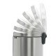 Brabantia 111822 poubelle 30 L Rond Acier inoxydable