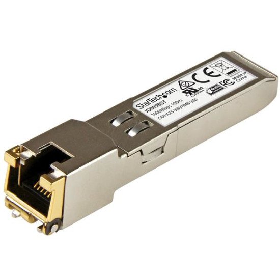 StarTech.com Module SFP GBIC compatible HP JD089B - Transceiver Mini GBIC 10/100/1000BASE-TX