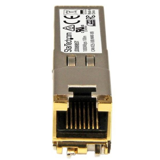 StarTech.com Module SFP GBIC compatible HP JD089B - Transceiver Mini GBIC 10/100/1000BASE-TX