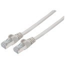 Intellinet Câble patch réseau Cat6A, 0,5 m, gris, cuivre, S/FTP, LSOH/LSZH, PVC, RJ45, contacts plaqués or, anti-accroc, avec manchon, garantie à vie
