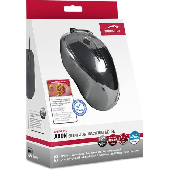 SPEEDLINK AXON souris Bureau Droitier USB Type-A Optique 2400 DPI