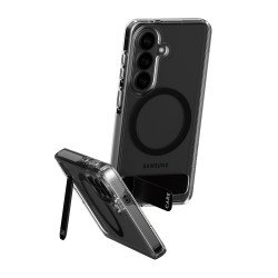 PanzerGlass CARE™ by ® Urban Explorer Case Transparent w. Black Kickstand & Qi Samsung Galaxy S26 coque de protection pour téléphones portables Housse