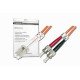 Digitus DK-2531-01 câble de fibre optique 1 m OM2 LC ST Orange