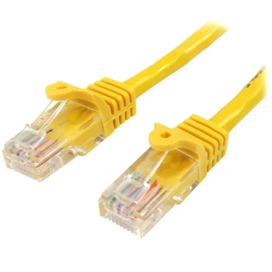 StarTech.com Câble réseau Cat5e sans crochet de 5 m - Jaune StarTech.com Câble réseau Cat5e sans crochet de 5 m - Jaune