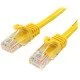 StarTech.com Câble réseau Cat5e sans crochet de 5 m - Jaune StarTech.com Câble réseau Cat5e sans crochet de 5 m - Jaune