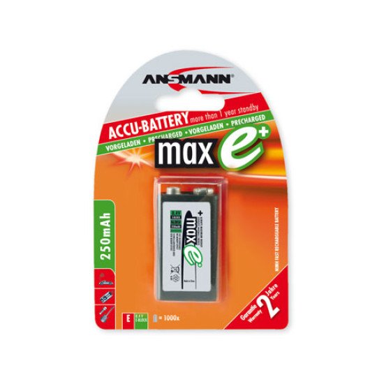 Ansmann 2500mAh AA maxE plus E-Block Hybrides nickel-métal (NiMH)