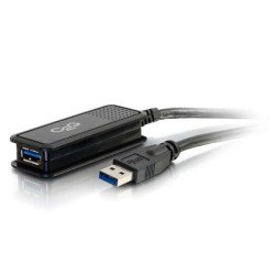 C2G Rallonge de câble actif USB 3.0 mâle USB-A vers femelle USB-A de 5 m C2G Rallonge de câble actif USB 3.0 mâle USB-A vers femelle USB-A de 5 m