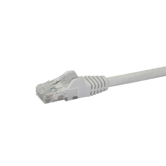StarTech.com Câble réseau Cat6 UTP sans crochet de 50 cm - Blanc