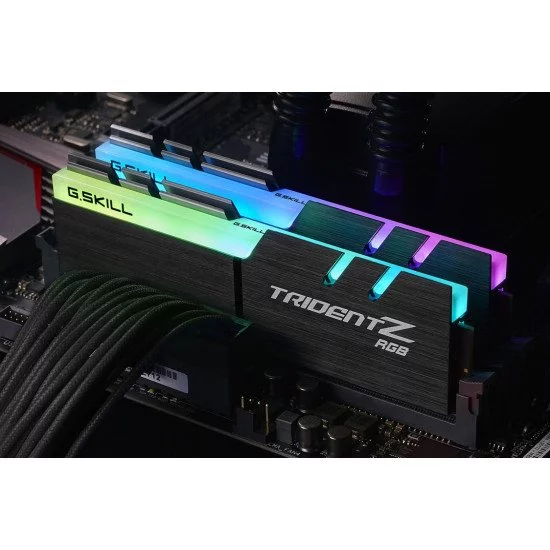 G.Skill Trident Z RGB 16GB DDR4 mémoire 16 Go 2 x 8 Go 3200 MHz G.Skill Trident Z RGB 16GB DDR4 mémoire 16 Go 2 x 8 Go 3200 MHz