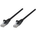Intellinet Câble patch réseau Cat6A, 0,25 m, noir, cuivre, S/FTP, LSOH/LSZH, PVC, RJ45, contacts plaqués or, anti-accroc, avec manchon, garantie à vie