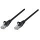 Intellinet Câble patch réseau Cat6A, 0,25 m, noir, cuivre, S/FTP, LSOH/LSZH, PVC, RJ45, contacts plaqués or, anti-accroc, avec manchon, garantie à vie