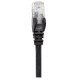 Intellinet Câble patch réseau Cat6A, 0,25 m, noir, cuivre, S/FTP, LSOH/LSZH, PVC, RJ45, contacts plaqués or, anti-accroc, avec manchon, garantie à vie