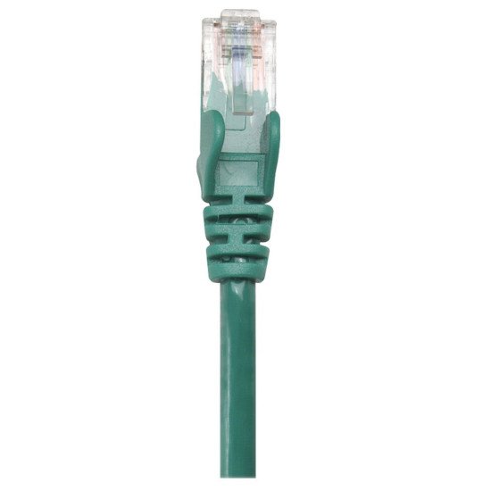 Intellinet Câble patch réseau Cat6A, 0,25 m, vert, cuivre, S/FTP, LSOH/LSZH, PVC, RJ45, contacts plaqués or, anti-accroc, avec manchon, garantie à vie