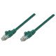 Intellinet Câble patch réseau Cat6A, 0,25 m, vert, cuivre, S/FTP, LSOH/LSZH, PVC, RJ45, contacts plaqués or, anti-accroc, avec manchon, garantie à vie