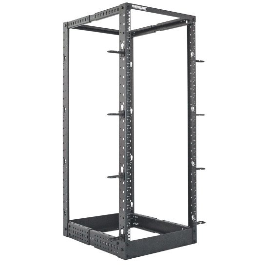 Intellinet Baie réseau ouverte 19" à 4 montants, 26U, noire, en kit, charge max. 360 kg