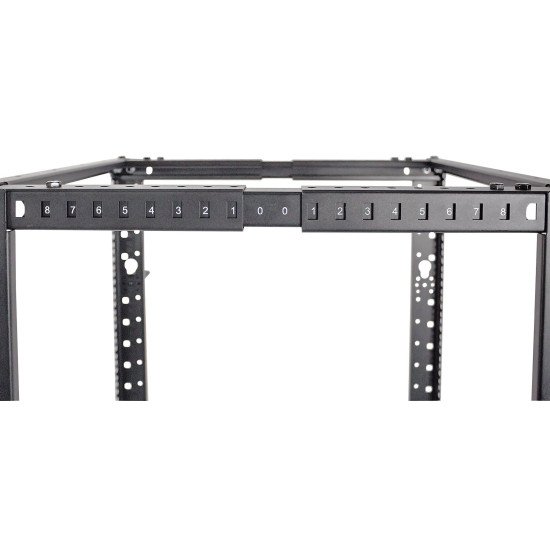Intellinet Baie réseau ouverte 19" à 4 montants, 26U, noire, en kit, charge max. 360 kg