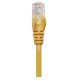 Intellinet Câble patch réseau Cat6A, 0,25 m, jaune, cuivre, S/FTP, LSOH/LSZH, PVC, RJ45, contacts plaqués or, anti-accroc, avec manchon, garantie à vie