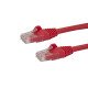 StarTech.com Câble réseau Cat6 UTP sans crochet de 50 cm - Rouge