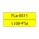 Brother FLE6511 ruban d'étiquette Noir sur jaune