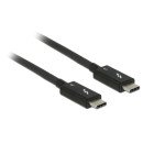 DeLOCK 84844 câble USB 0,5 m 3.2 Gen 2 (3.1 Gen 2) USB C Noir DeLOCK 84844 câble USB 0,5 m 3.2 Gen 2 (3.1 Gen 2) USB C Noir