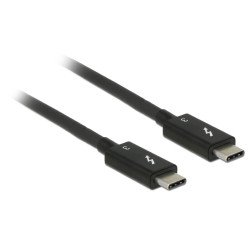 DeLOCK 84844 câble USB 0,5 m 3.2 Gen 2 (3.1 Gen 2) USB C Noir DeLOCK 84844 câble USB 0,5 m 3.2 Gen 2 (3.1 Gen 2) USB C Noir