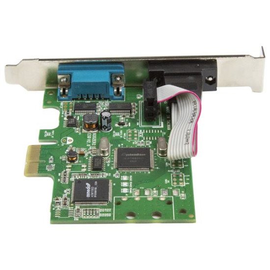 StarTech.com Carte PCI Express à 2 ports série DB9 RS232 - Adaptateur PCIe série avec UART 16C1050