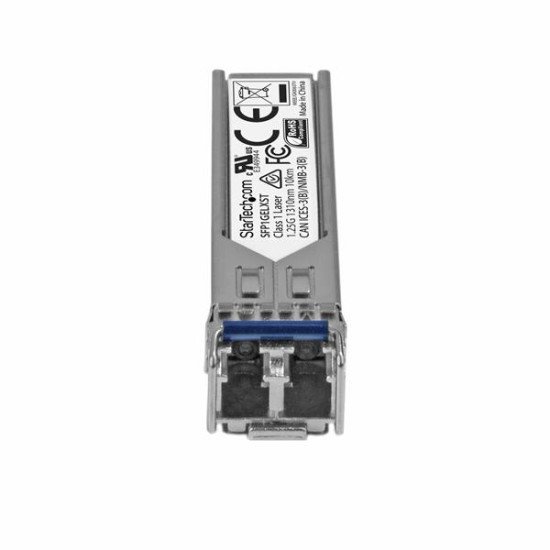 StarTech.com Module de transceiver SFP 1000Base-LX à fibre optique Gigabit - Compatible Juniper SFP-1GE-LX - Monomode LC - 10 km
