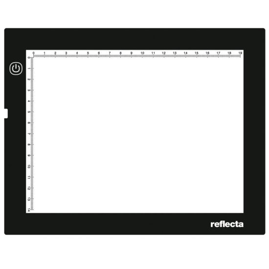 Reflecta LED Light Pad A5 Super Slim Noir Cadre pour une seule photo