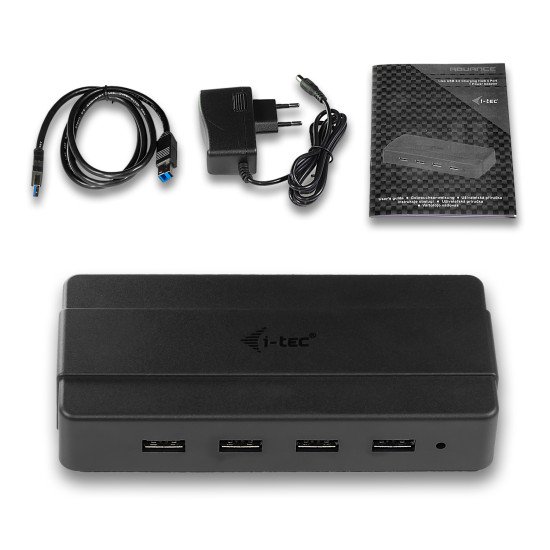 i-tec USB 3.0 Charging HUB 4 Port + Power Adapter