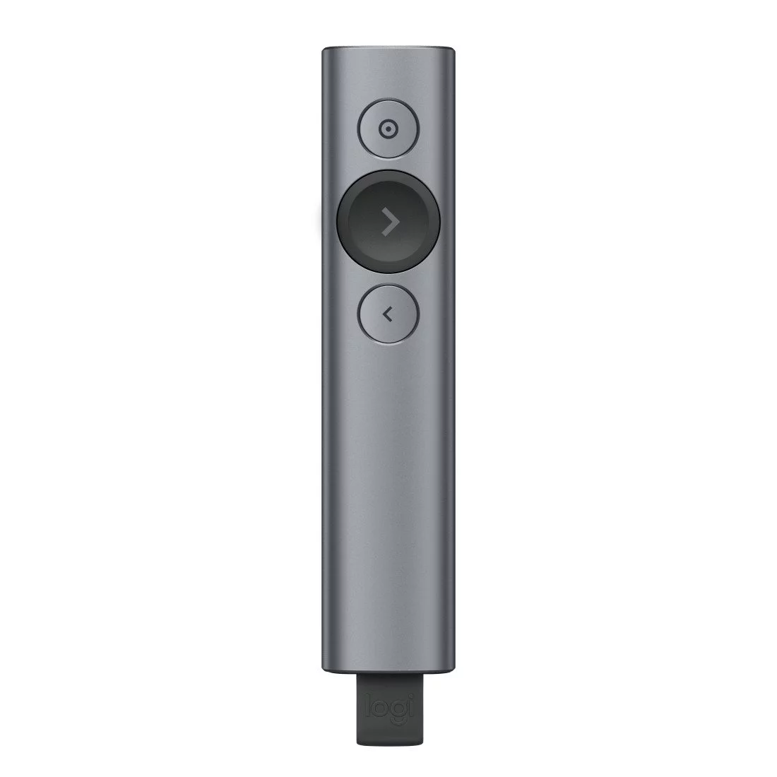 Logitech R500 Laser Presentation Remote télécommande Bluetooth/RF Graphite