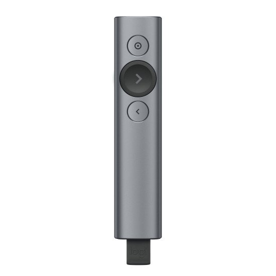 Logitech Spotlight télécommande Bluetooth Gris