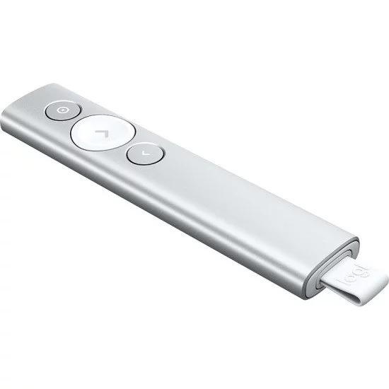 Logitech Spotlight Presentation Remote télécommande Bluetooth/RF Argent Logitech Spotlight Presentation Remote télécommande Bluetooth/RF Argent