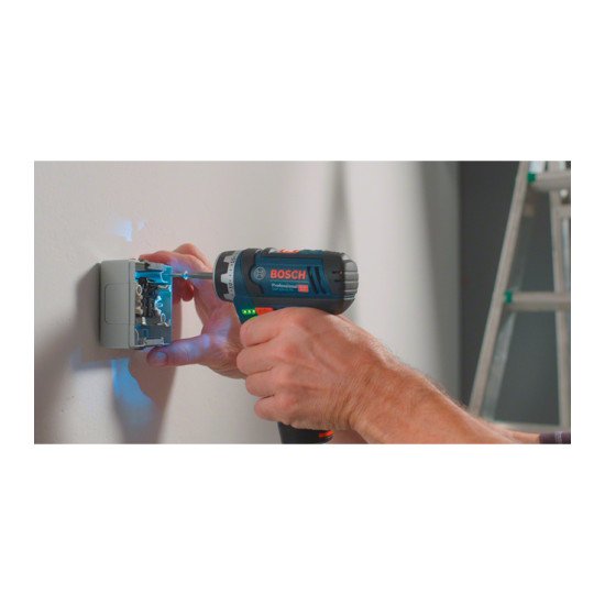 Bosch GSR 12V-15 FC Professional Sans clé 600 g Noir, Bleu