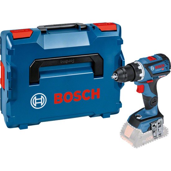 Bosch GSR 18V-60 C Sans clé Noir, Bleu, Rouge