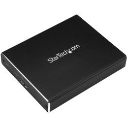 StarTech.com Boîtier USB 3.1 (10 Gb/s) dual slot pour SSD M.2 NGFF SATA avec RAID StarTech.com Boîtier USB 3.1 (10 Gb/s) dual slot pour SSD M.2 NGFF SATA avec RAID