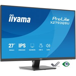 iiyama ProLite X2793QSU-B1 écran PC 68,6 cm (27") 2560 x 1440 pixels Quad HD LED Noir