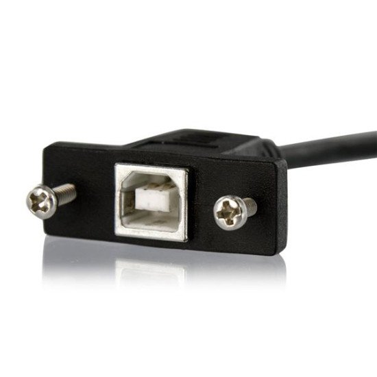 StarTech.com Câble USB 30 cm monté sur panneau B vers B - F/M