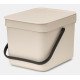 Brabantia Sort & Go 6 L Rectangulaire Plastique recyclé Beige