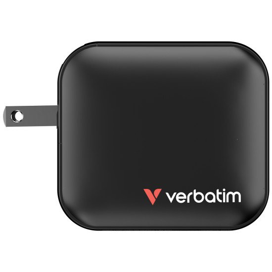 Verbatim GaN Charger 100W Universel Noir Secteur Charge rapide Intérieure Verbatim GaN Charger 100W Universel Noir Secteur Charge rapide Intérieure