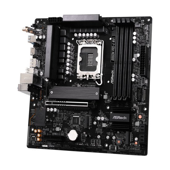 Asrock B860M Pro-A WiFi Intel B860 LGA 1851 (Socket V1) micro ATX Asrock B860M Pro-A WiFi Intel B860 LGA 1851 (Socket V1) micro ATX