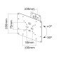 Newstar FPMA-W115 support mural tv Newstar FPMA-W115 support mural tv