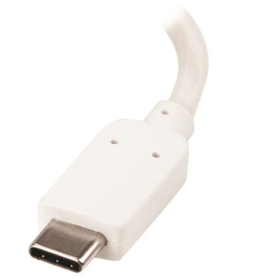 StarTech.com Adaptateur vidéo USB-C vers HDMI avec USB Power Delivery - M/F - 4K 60 Hz - Blanc