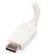 StarTech.com Adaptateur vidéo USB-C vers HDMI avec USB Power Delivery - M/F - 4K 60 Hz - Blanc StarTech.com Adaptateur vidéo USB-C vers HDMI avec USB Power Delivery - M/F - 4K 60 Hz - Blanc