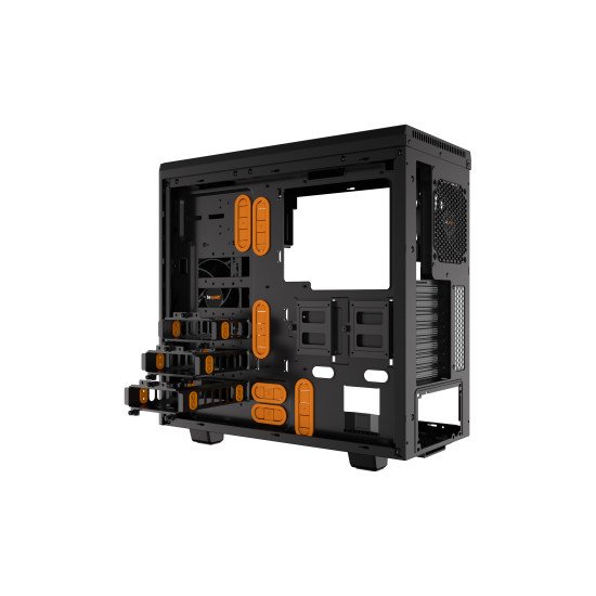 be quiet! Pure Base 600 Boitier PC Noir, Orange
