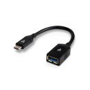 V7 Câble USB 3.0 A femelle vers USB-C mâle, noir 0.3m 1ft V7 Câble USB 3.0 A femelle vers USB-C mâle, noir 0.3m 1ft