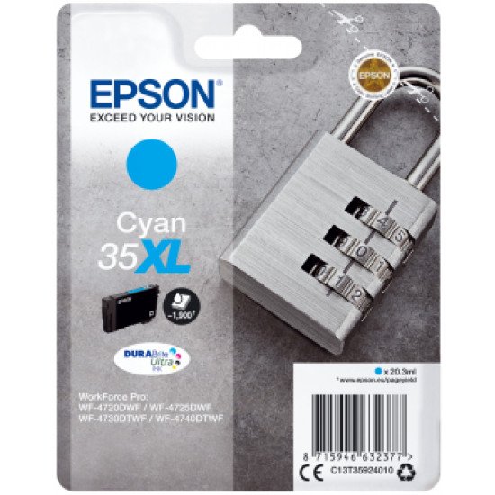 Epson 35XL Cartouche encre Cyan