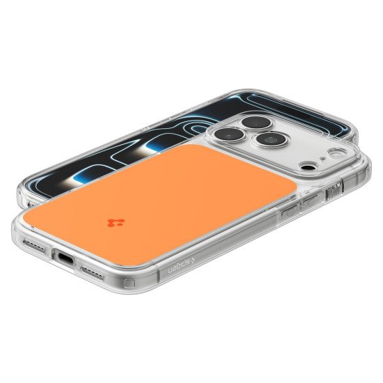 Spigen Ultra Hybrid T (MagFit) coque de protection pour téléphones portables 16 cm (6.3") Housse Transparent, Orange